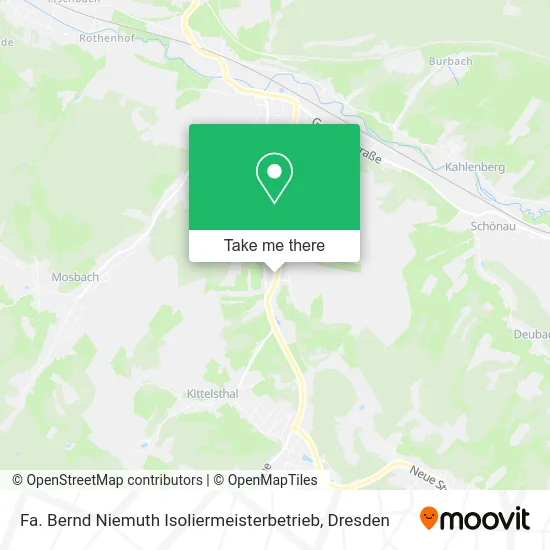 Карта Fa. Bernd Niemuth Isoliermeisterbetrieb