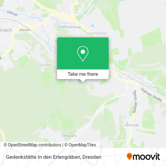 Карта Gedenkstätte In den Erlengräben