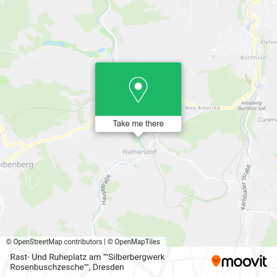 Карта Rast- Und Ruheplatz am ""Silberbergwerk Rosenbuschzesche""
