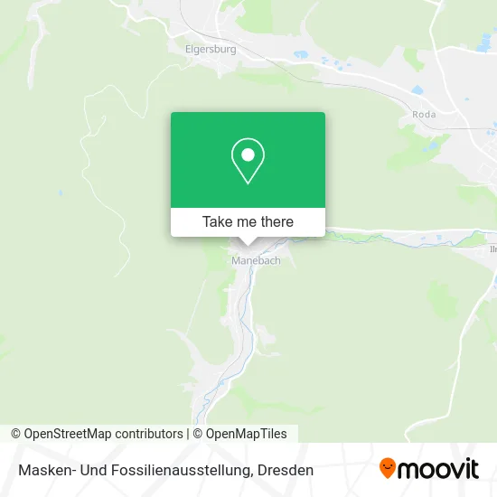 Карта Masken- Und Fossilienausstellung
