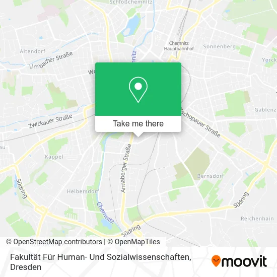 Карта Fakultät Für Human- Und Sozialwissenschaften