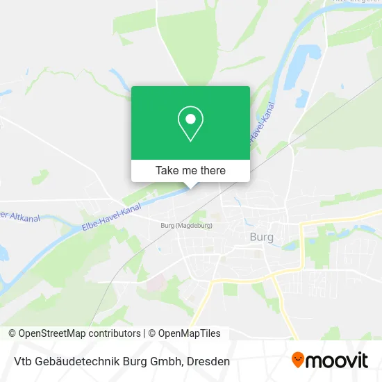 Карта Vtb Gebäudetechnik Burg Gmbh