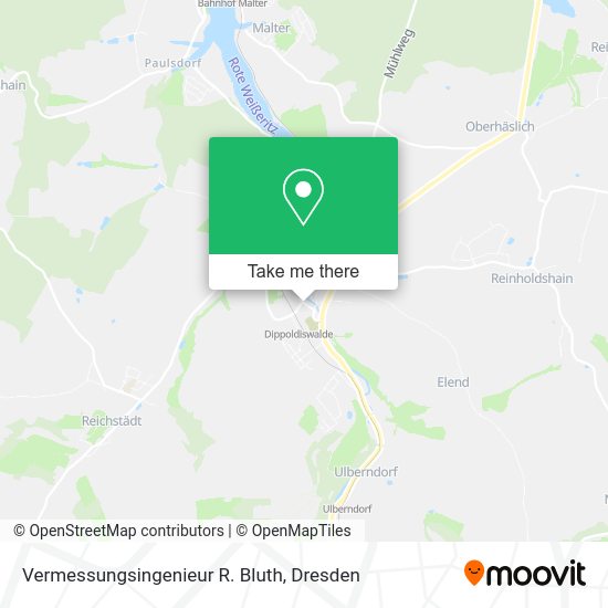 Карта Vermessungsingenieur R. Bluth