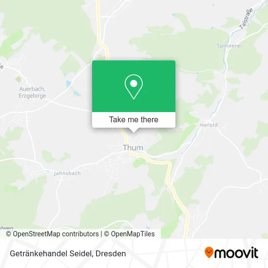 Карта Getränkehandel Seidel