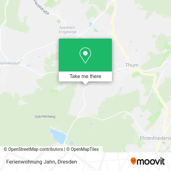 Карта Ferienwohnung Jahn