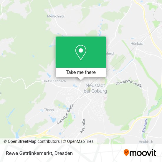 Карта Rewe Getränkemarkt