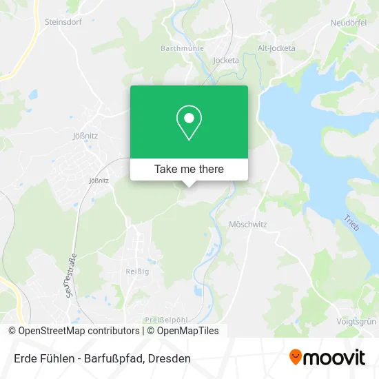 Карта Erde Fühlen - Barfußpfad