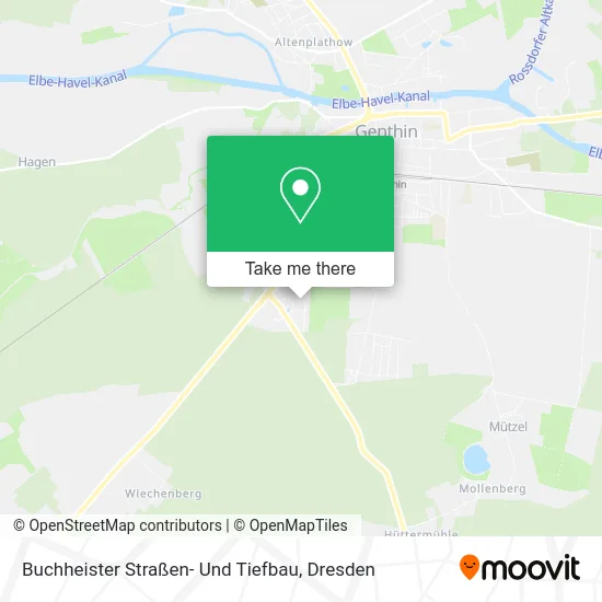 Карта Buchheister Straßen- Und Tiefbau