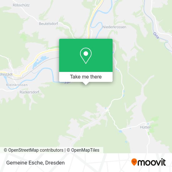 Карта Gemeine Esche