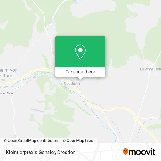 Карта Kleintierpraxis Gensler