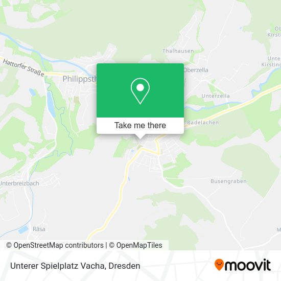 Карта Unterer Spielplatz Vacha