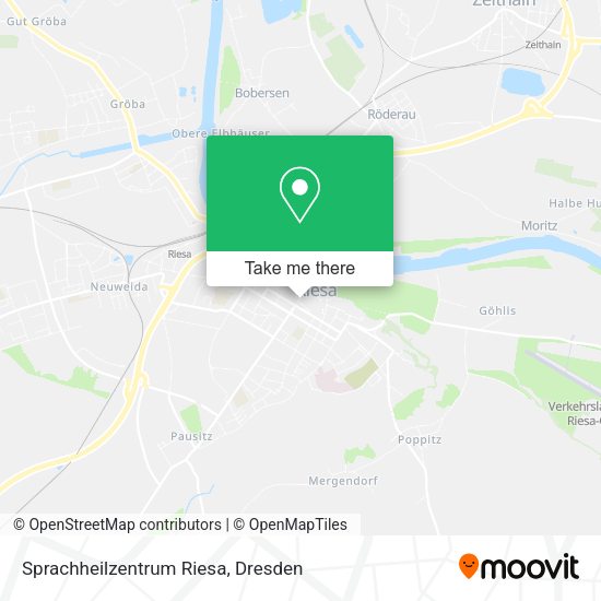 Карта Sprachheilzentrum Riesa