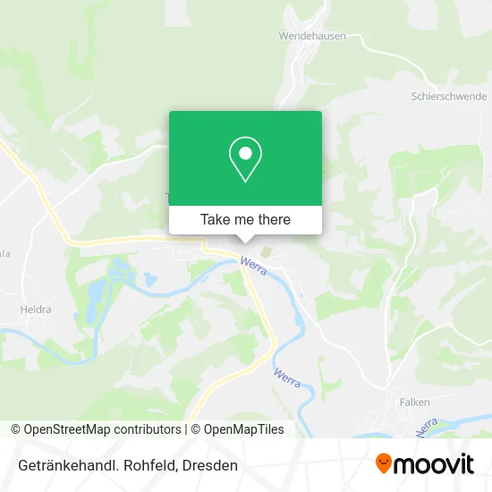 Карта Getränkehandl. Rohfeld