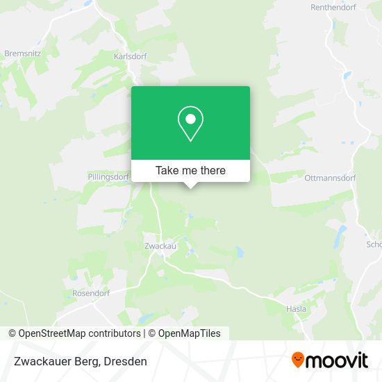 Карта Zwackauer Berg