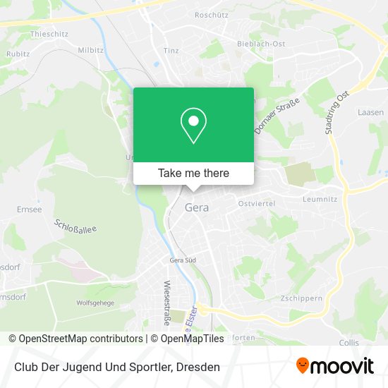 Карта Club Der Jugend Und Sportler