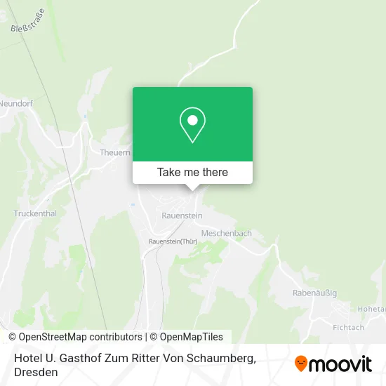 Карта Hotel U. Gasthof Zum Ritter Von Schaumberg