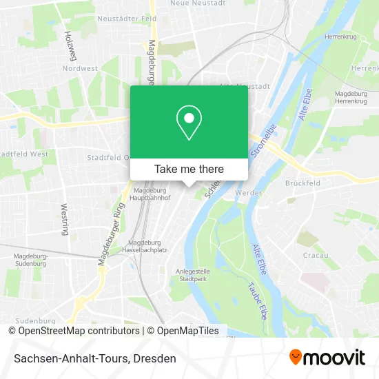 Карта Sachsen-Anhalt-Tours