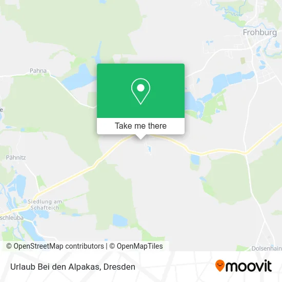 Карта Urlaub Bei den Alpakas