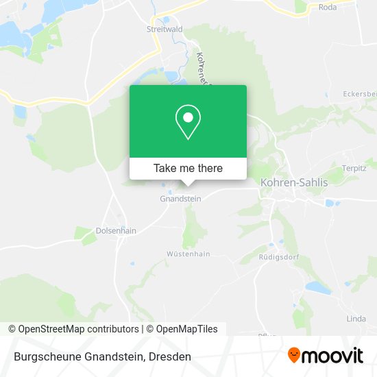 Карта Burgscheune Gnandstein