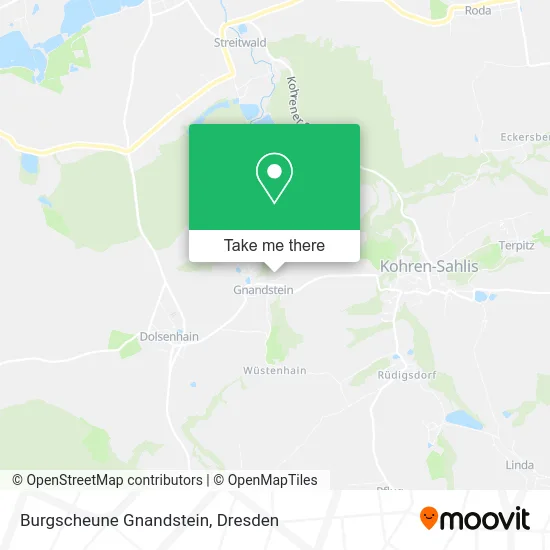 Карта Burgscheune Gnandstein