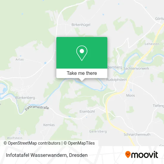 Карта Infotatafel Wasserwandern