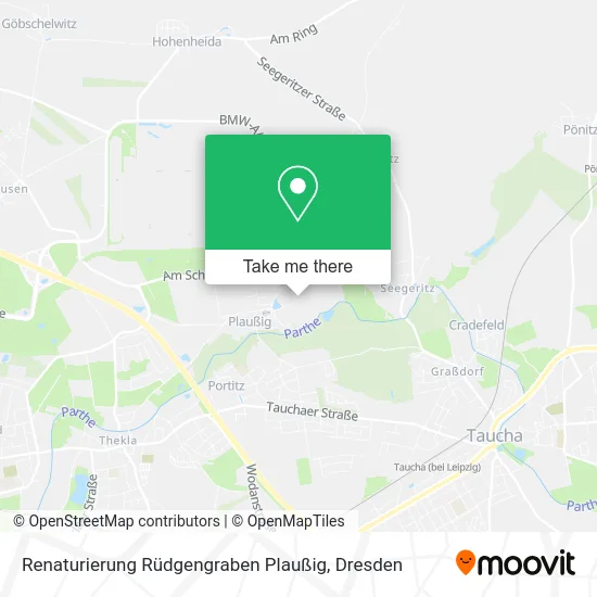 Карта Renaturierung Rüdgengraben Plaußig