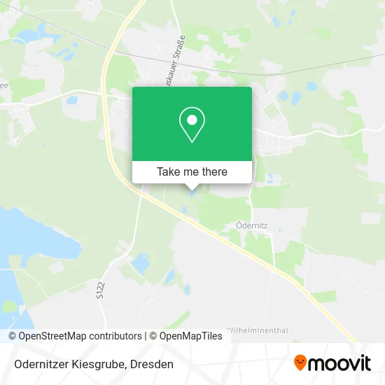 Карта Odernitzer Kiesgrube