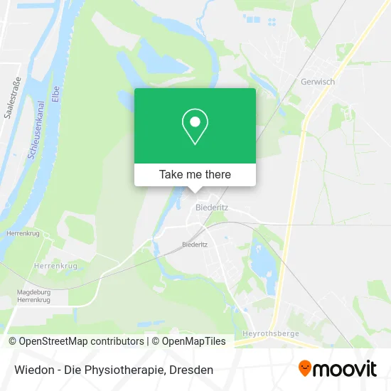 Карта Wiedon - Die Physiotherapie