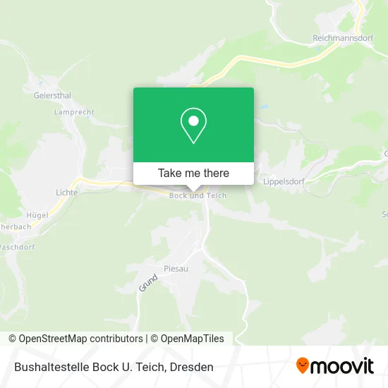 Карта Bushaltestelle Bock U. Teich