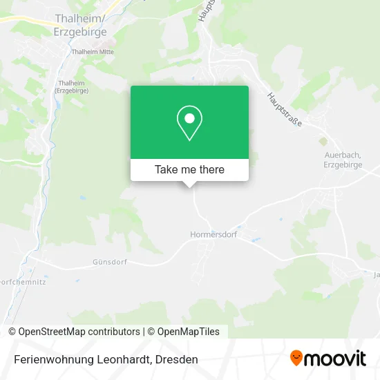 Карта Ferienwohnung Leonhardt