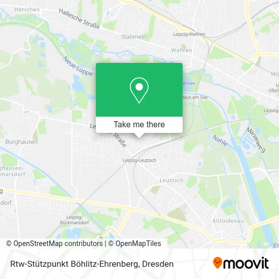 Карта Rtw-Stützpunkt Böhlitz-Ehrenberg