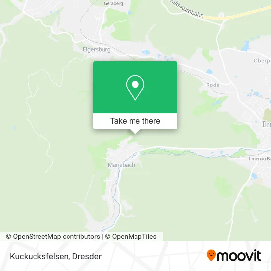 Карта Kuckucksfelsen