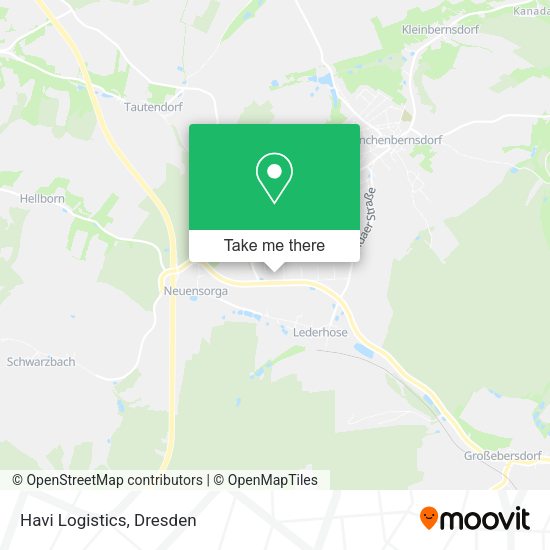 Карта Havi Logistics