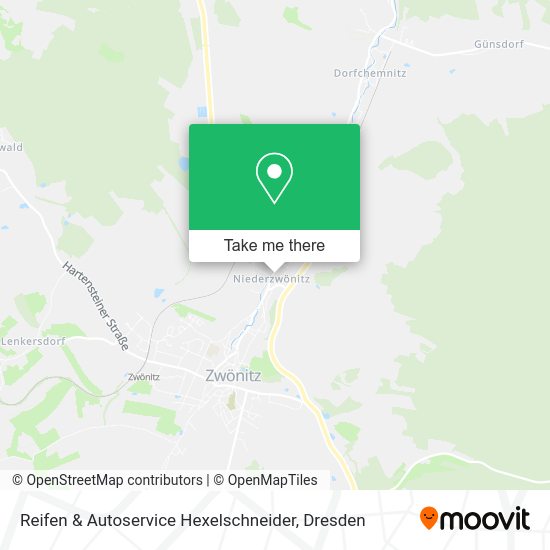 Карта Reifen & Autoservice Hexelschneider