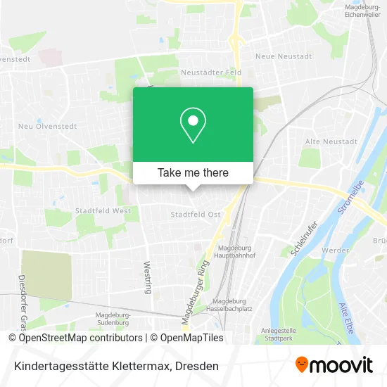 Карта Kindertagesstätte Klettermax