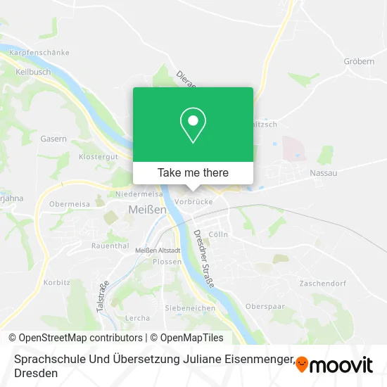 Карта Sprachschule Und Übersetzung Juliane Eisenmenger