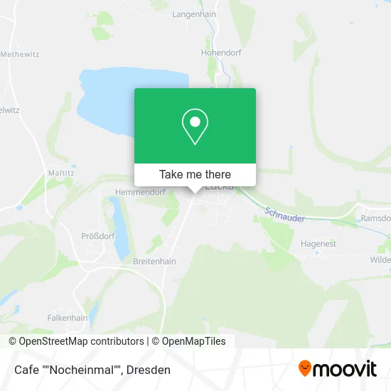 Карта Cafe ""Nocheinmal""