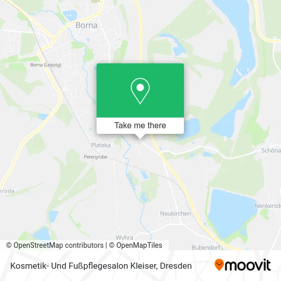 Карта Kosmetik- Und Fußpflegesalon Kleiser