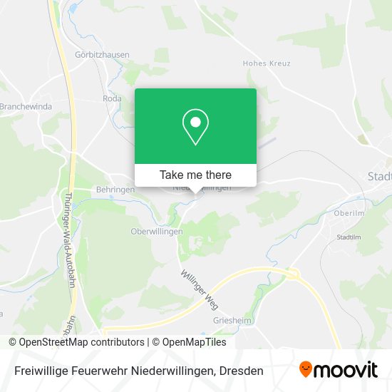 Карта Freiwillige Feuerwehr Niederwillingen