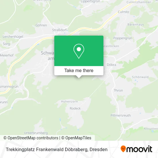 Карта Trekkingplatz Frankenwald Döbraberg