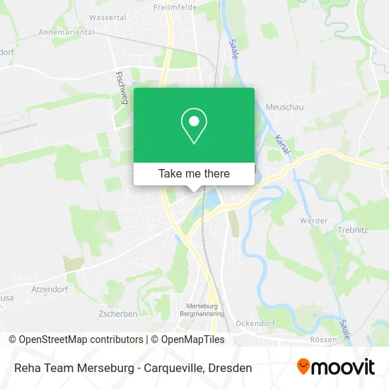 Карта Reha Team Merseburg - Carqueville