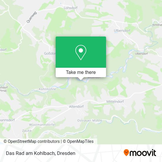 Карта Das Rad am Kohlbach