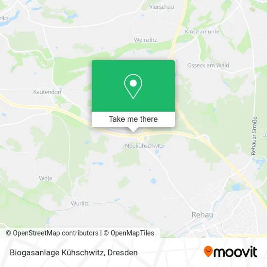 Карта Biogasanlage Kühschwitz