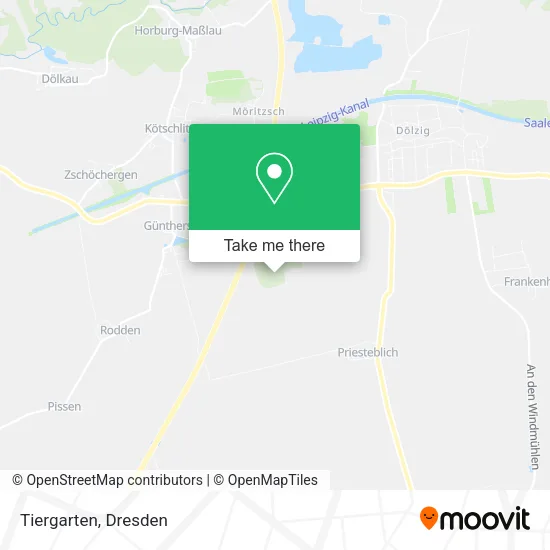 Карта Tiergarten