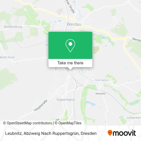 Карта Leubnitz, Abzweig Nach Ruppertsgrün