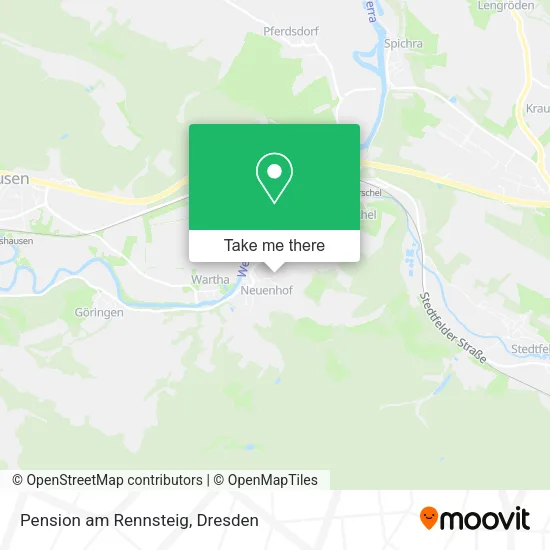 Карта Pension am Rennsteig
