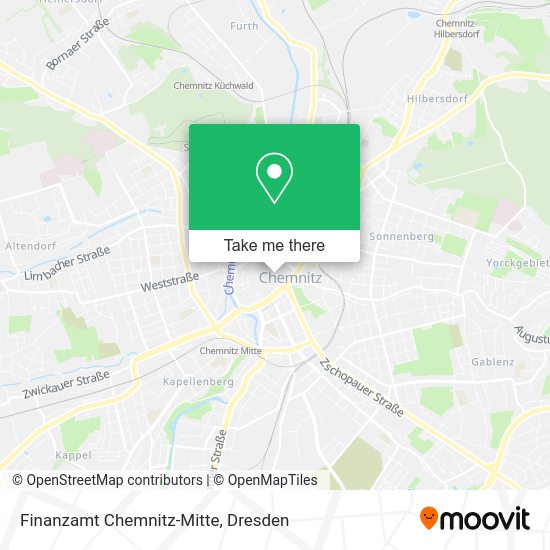 Карта Finanzamt Chemnitz-Mitte