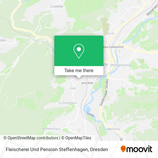 Карта Fleischerei Und Pension Steffenhagen