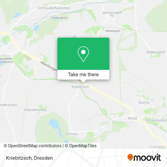 Карта Kriebitzsch