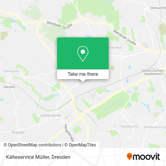 Карта Kälteservice Müller